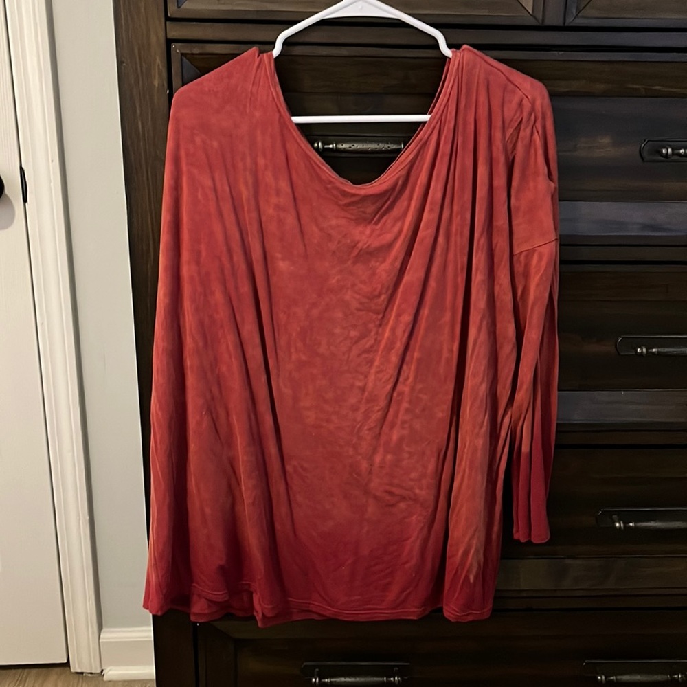 Womens Red Piko shirt